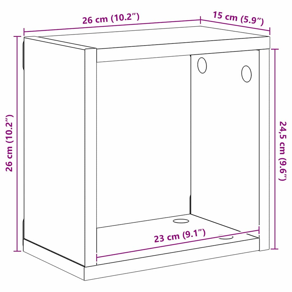 Rafturi Lemn Vechi Lemn Masiv Mic Montare pe Perete Rafturi GartenMobel Dekor