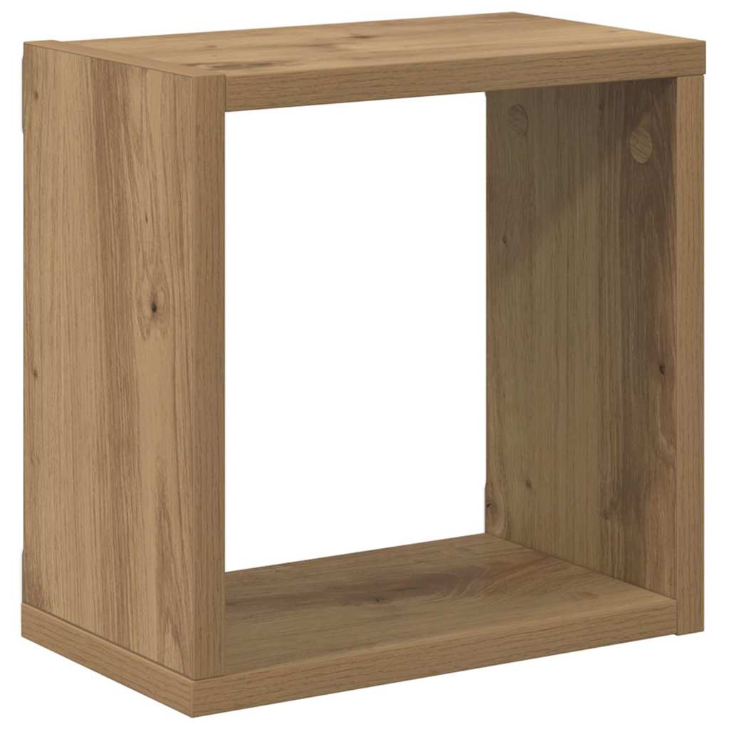 Rafturi pe Perete Stejar Artizanal MDF 26 x 15 x 26 cm GartenMobel Dekor