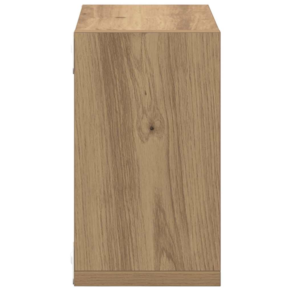 Rafturi pe Perete Stejar Artizanal MDF 26 x 15 x 26 cm GartenMobel Dekor