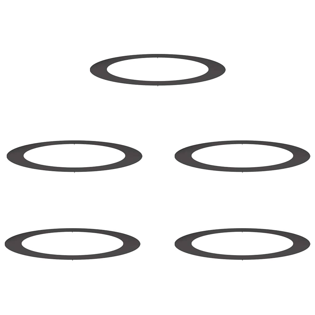 Set Ghivece Negre Negru Plastic Mare Durabil Ghiveci Negru GartenMobel Dekor