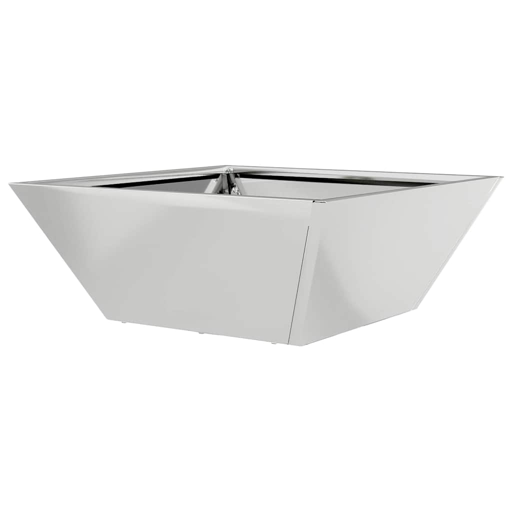 Set de ghivece pentru grădină , 5 bucăți, 40x40x15 cm, din oțel galvanizat. GartenMobel Dekor