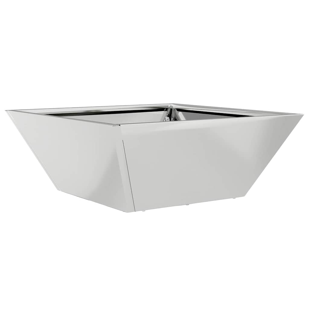 Set de ghivece pentru grădină , 5 bucăți, 40x40x15 cm, din oțel galvanizat. GartenMobel Dekor
