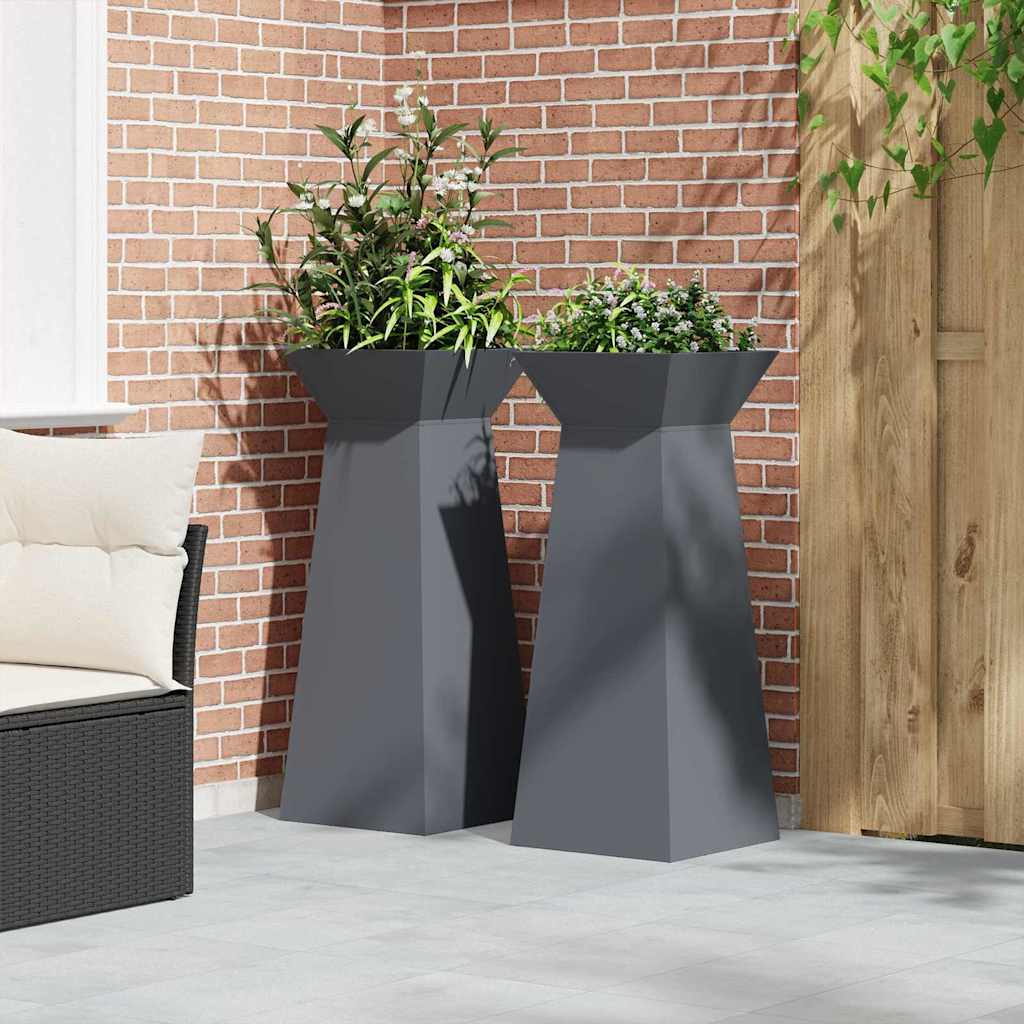 Suport pentru Plante Antracit Plastic 40 x 40 x 101 cm GartenMobel Dekor