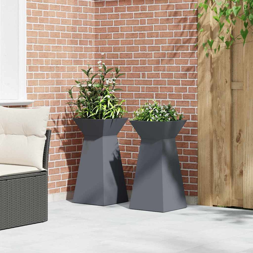Suport pentru plante Antracit Plastic 35 x 35 x 73 cm GartenMobel Dekor