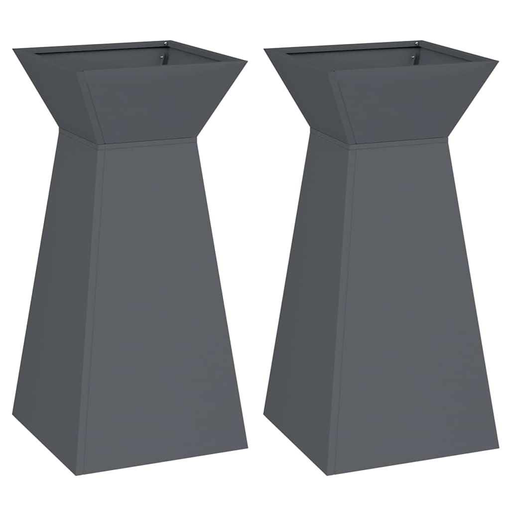 Suport pentru plante Antracit Plastic 35 x 35 x 73 cm GartenMobel Dekor