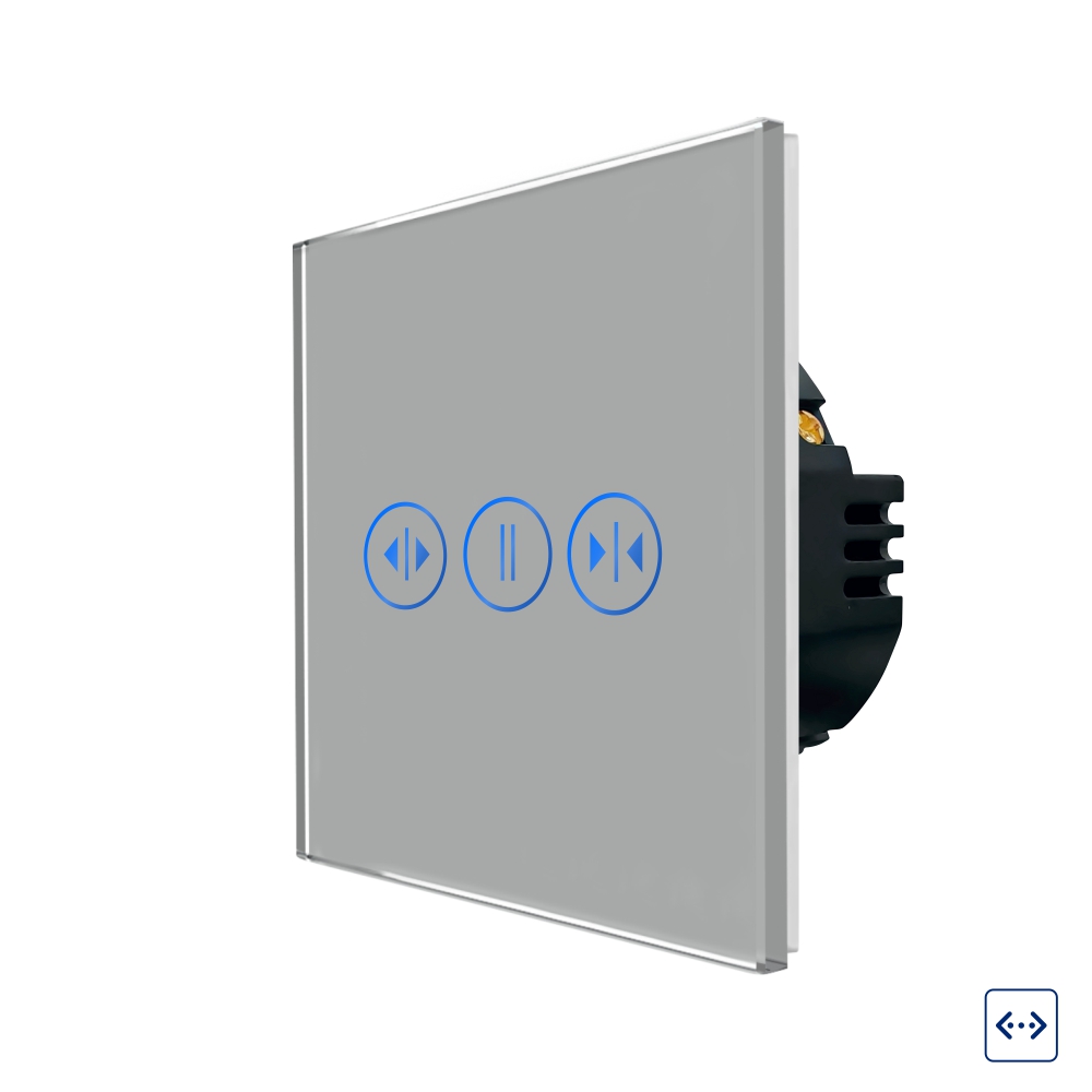 Intrerupator Wi-Fi Draperie cu Touch din Sticla LUXION SmartElectro IntelligentHouse