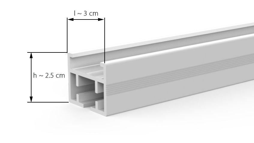 Kit sina electrica LUXION 4.2 m pentru draperii sau perdele, Telecomanda, Control telefon, Wi-Fi SmartElectro IntelligentHouse