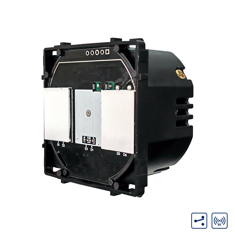 Modul Intrerupator Dublu Cap Scara, RF433 cu Touch LUXION SmartElectro IntelligentHouse