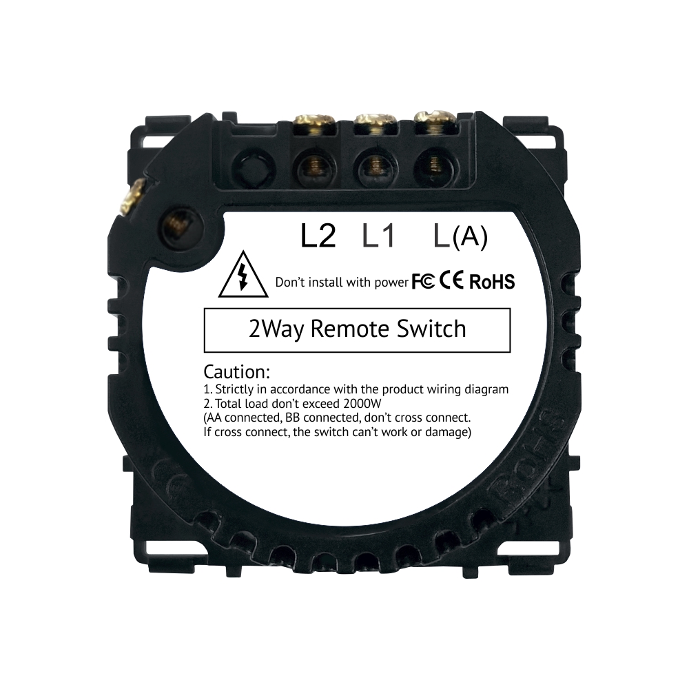 Modul Intrerupator Dublu Cap Scara, RF433 cu Touch LUXION SmartElectro IntelligentHouse