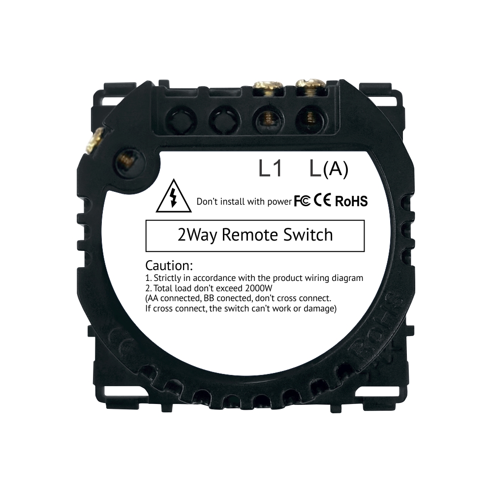 Modul Intrerupator Simplu Cap Scara, RF433 cu Touch LUXION SmartElectro IntelligentHouse