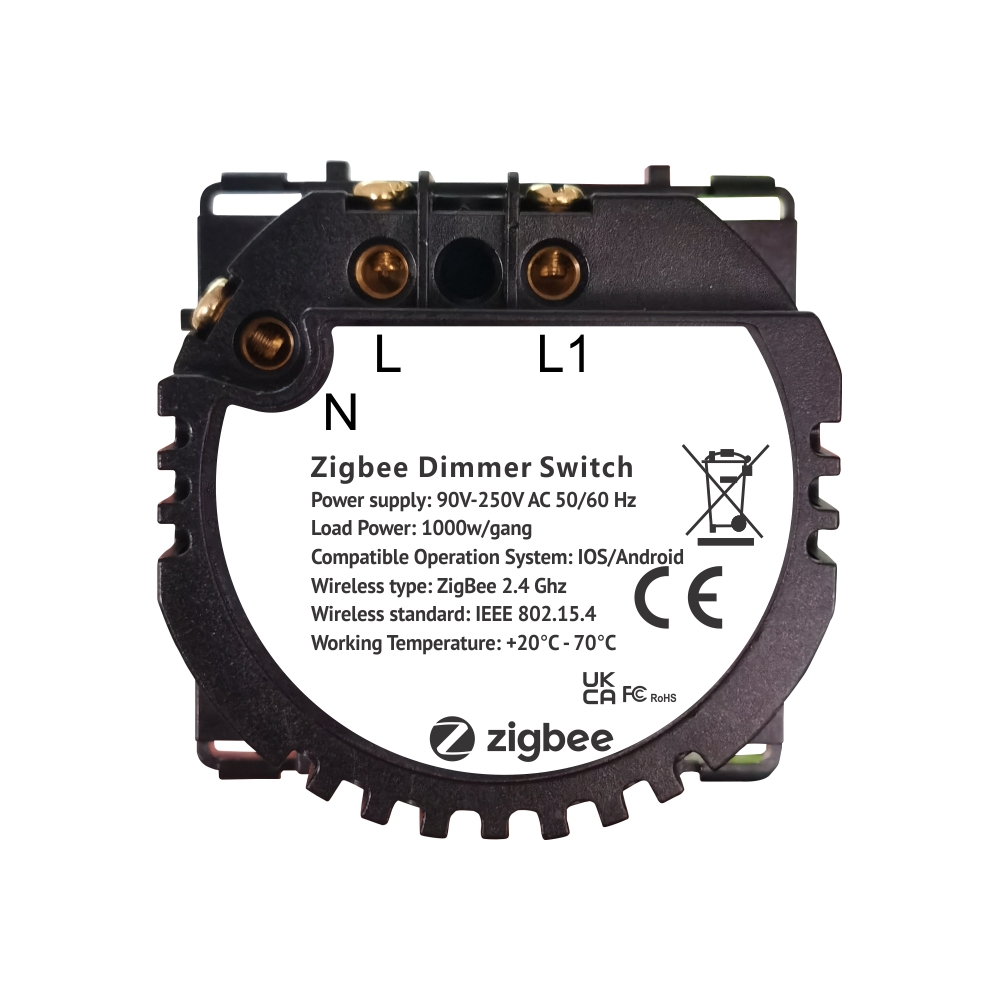 Modul Intrerupator Simplu cu Variator, Zigbee cu Touch LUXION SmartElectro IntelligentHouse