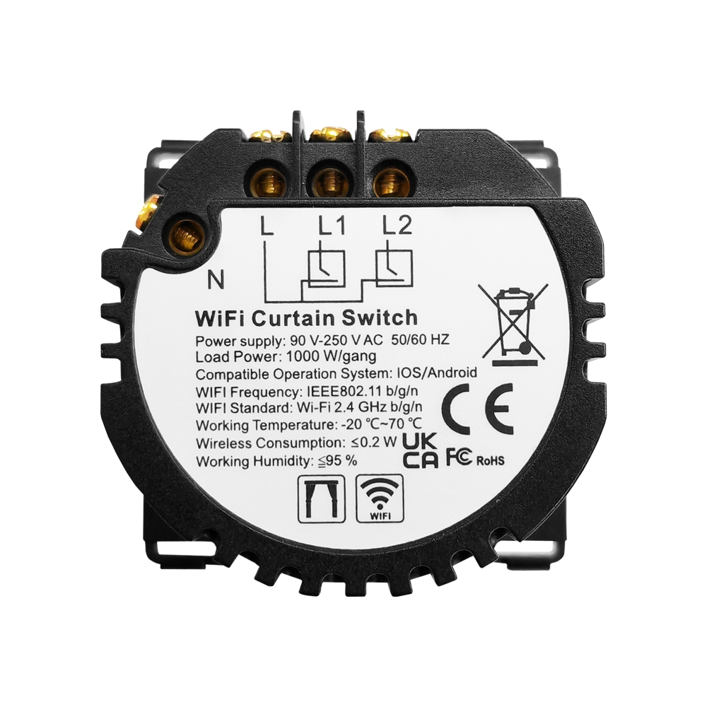 Modul Intrerupator Draperie Wi-Fi cu Touch LUXION SmartElectro IntelligentHouse