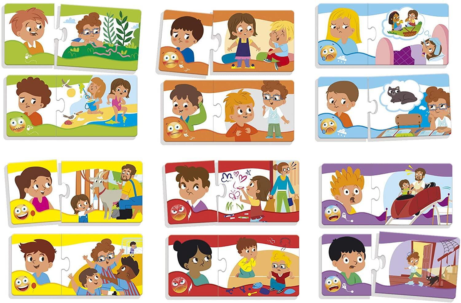 Puzzle duo - Emotii (lb.romana) PlayLearn Toys