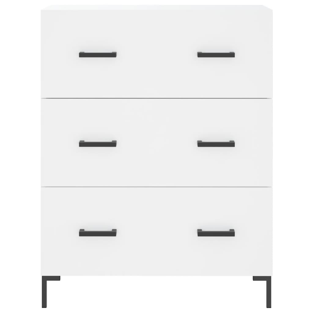 Dulap înalt, alb, 69,5x34x180 cm, lemn compozit GartenMobel Dekor