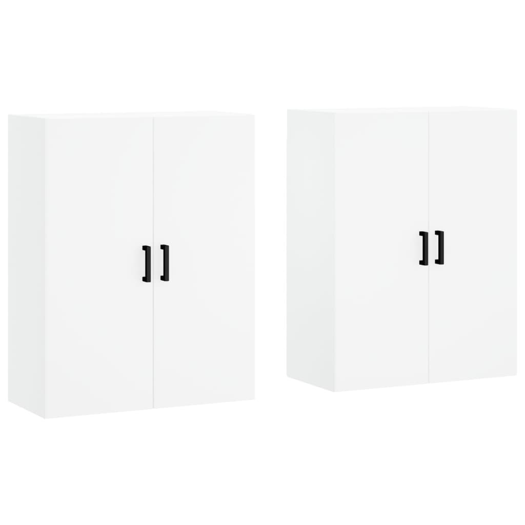 Dulapuri cu montaj pe perete, 2 buc, alb, 69,5x34x90 cm GartenMobel Dekor