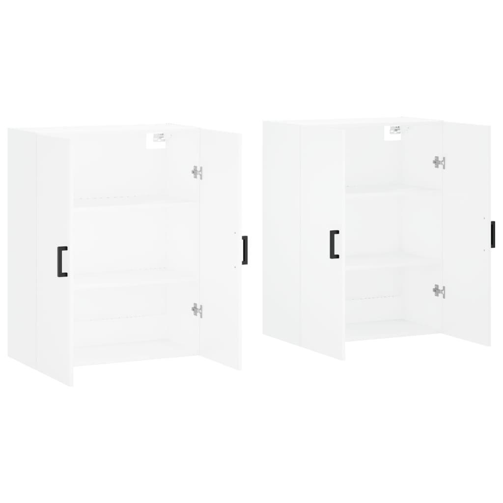 Dulapuri cu montaj pe perete, 2 buc, alb, 69,5x34x90 cm GartenMobel Dekor