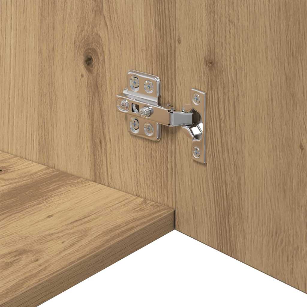 Dulap de depozitare cu raft Altele stejar artizanal 80 x 42.5 x 225 cm GartenMobel Dekor