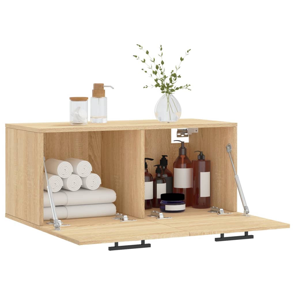 Dulap de perete, stejar sonoma, 80x36,5x35 cm, lemn compozit GartenMobel Dekor