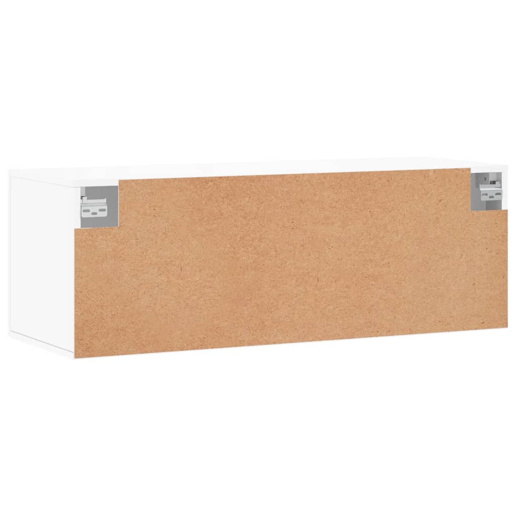 Dulap de perete, alb, 100x36,5x35 cm, lemn compozit GartenMobel Dekor