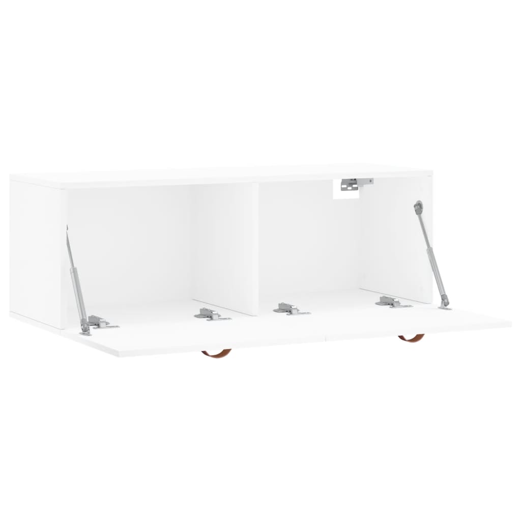 Dulap de perete, alb, 100x36,5x35 cm, lemn compozit GartenMobel Dekor