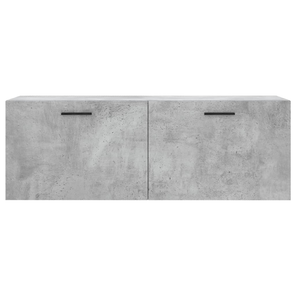 Dulap de perete, gri beton, 100x36,5x35 cm, lemn prelucrat GartenMobel Dekor