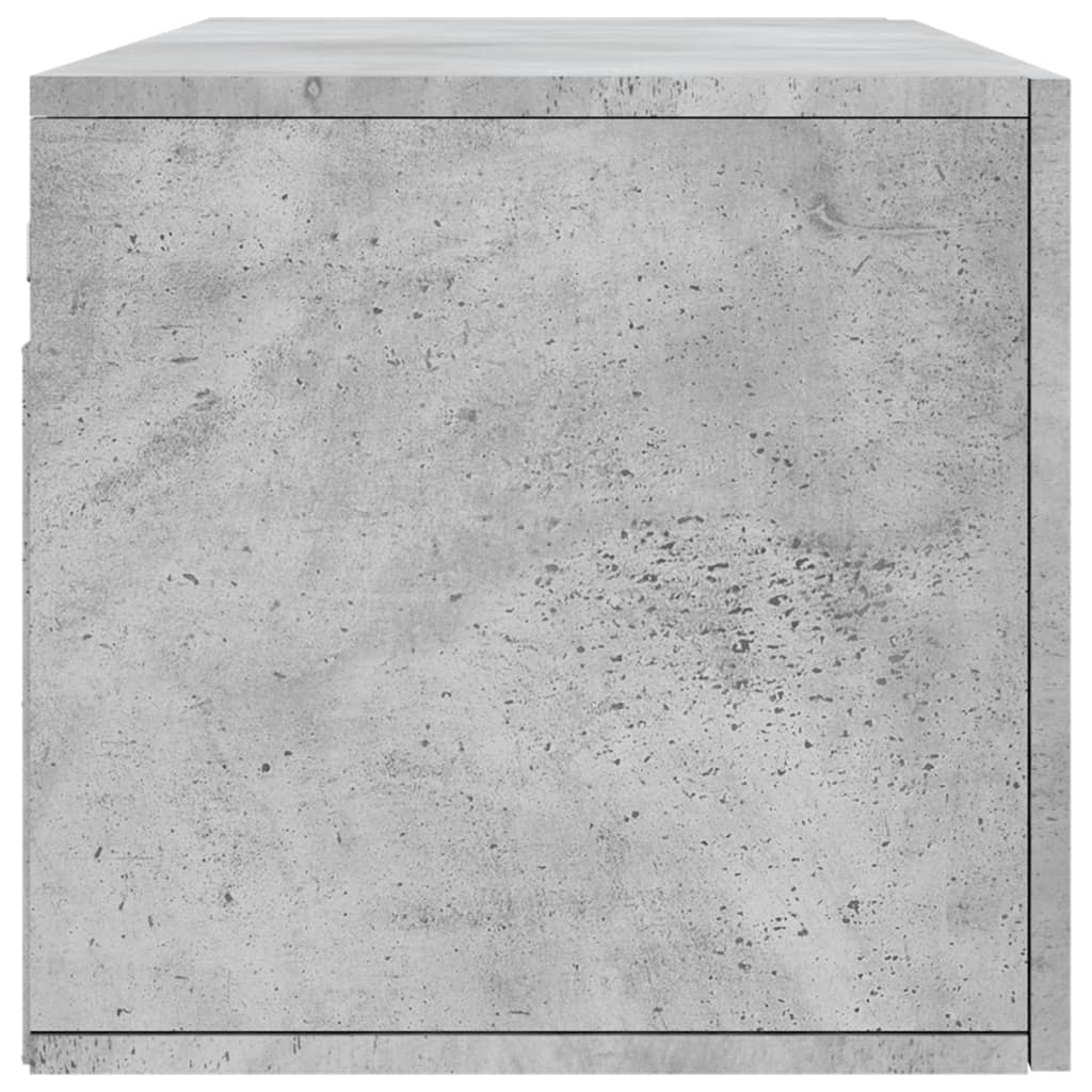 Dulap de perete, gri beton, 100x36,5x35 cm, lemn prelucrat GartenMobel Dekor