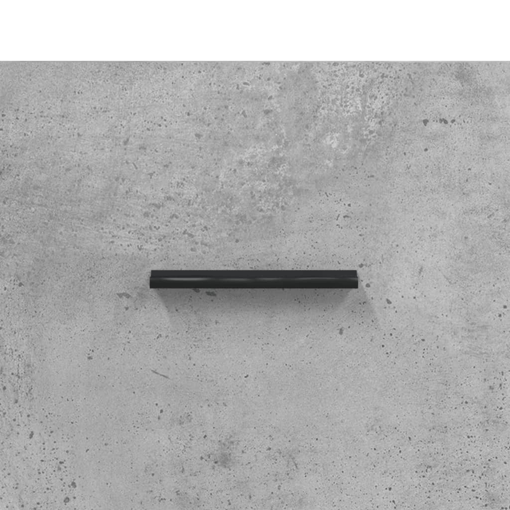 Dulap de perete, gri beton, 100x36,5x35 cm, lemn prelucrat GartenMobel Dekor