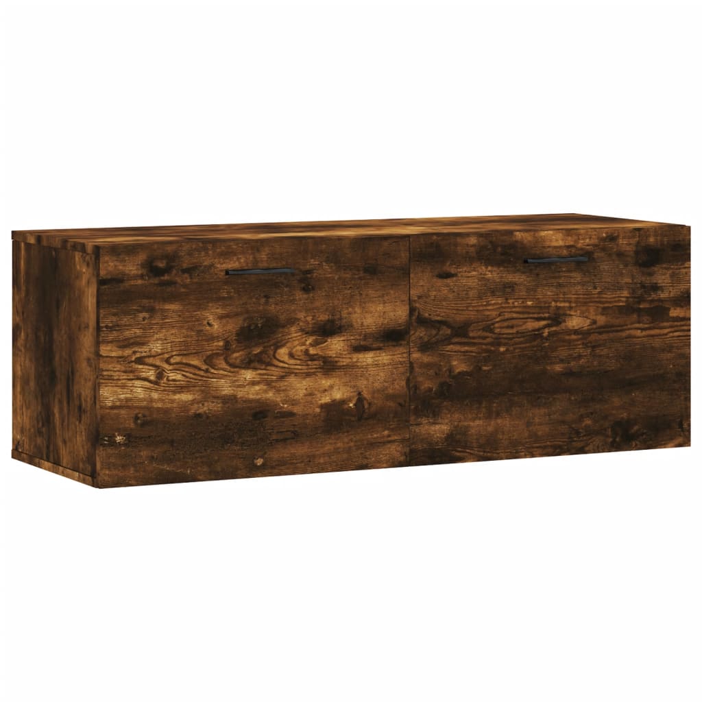 Dulap de perete, stejar fumuriu, 100x36,5x35 cm, lemn prelucrat GartenMobel Dekor