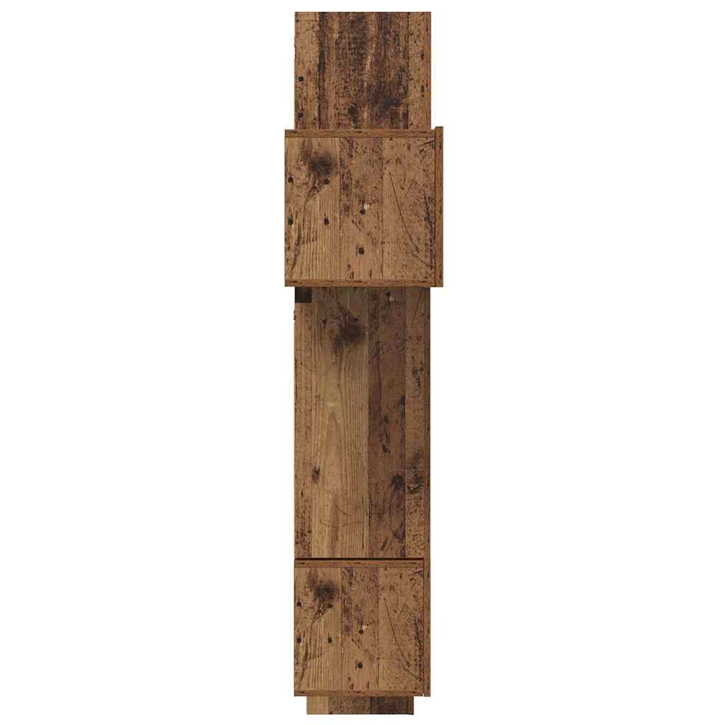 Set comodă TV 10 pcs Lemn vechi 30.5 x 30 x 90 cm Lemn compozit GartenMobel Dekor