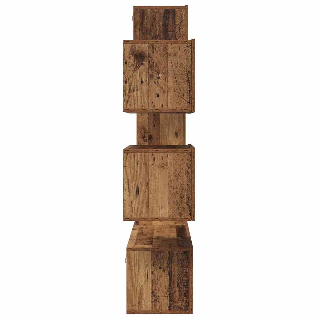 Set comodă TV 6 pcs Lemn vechi 30.5 x 30 x 90 cm Lemn compozit GartenMobel Dekor