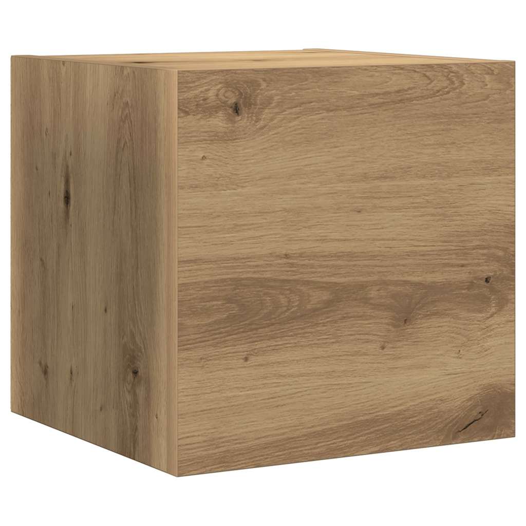 Set comodă TV Pe perete Altele 4 pcs stejar artizanal 60 x 30 x 30 cm GartenMobel Dekor