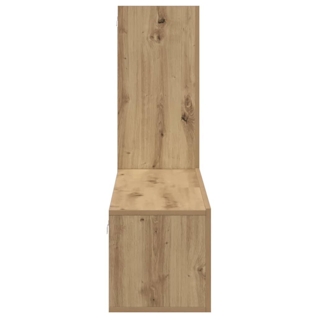 Set comodă TV cu raft 3 pcs stejar artizanal 150.5 x 30 x 90 cm GartenMobel Dekor