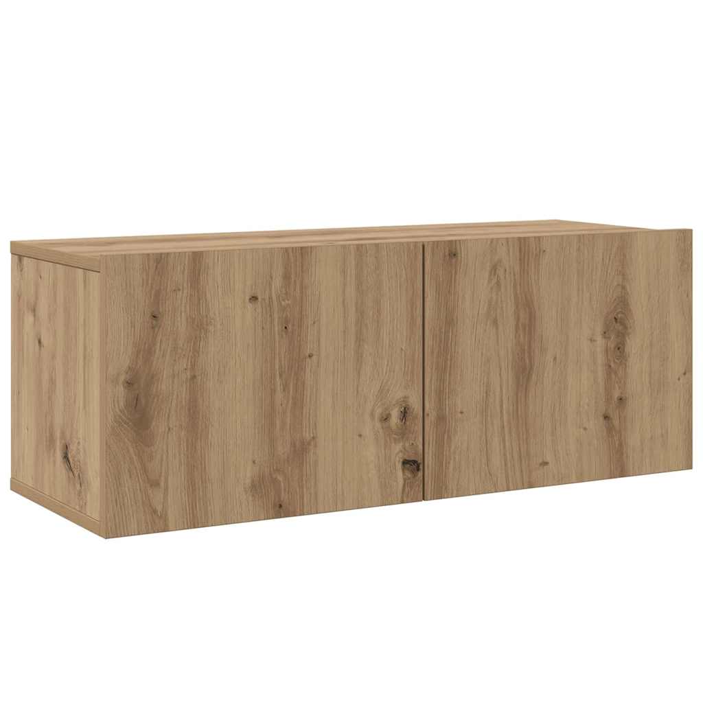 Set comodă TV cu raft Altele 6 pcs stejar artizanal 30.5 x 30 x 90 cm GartenMobel Dekor