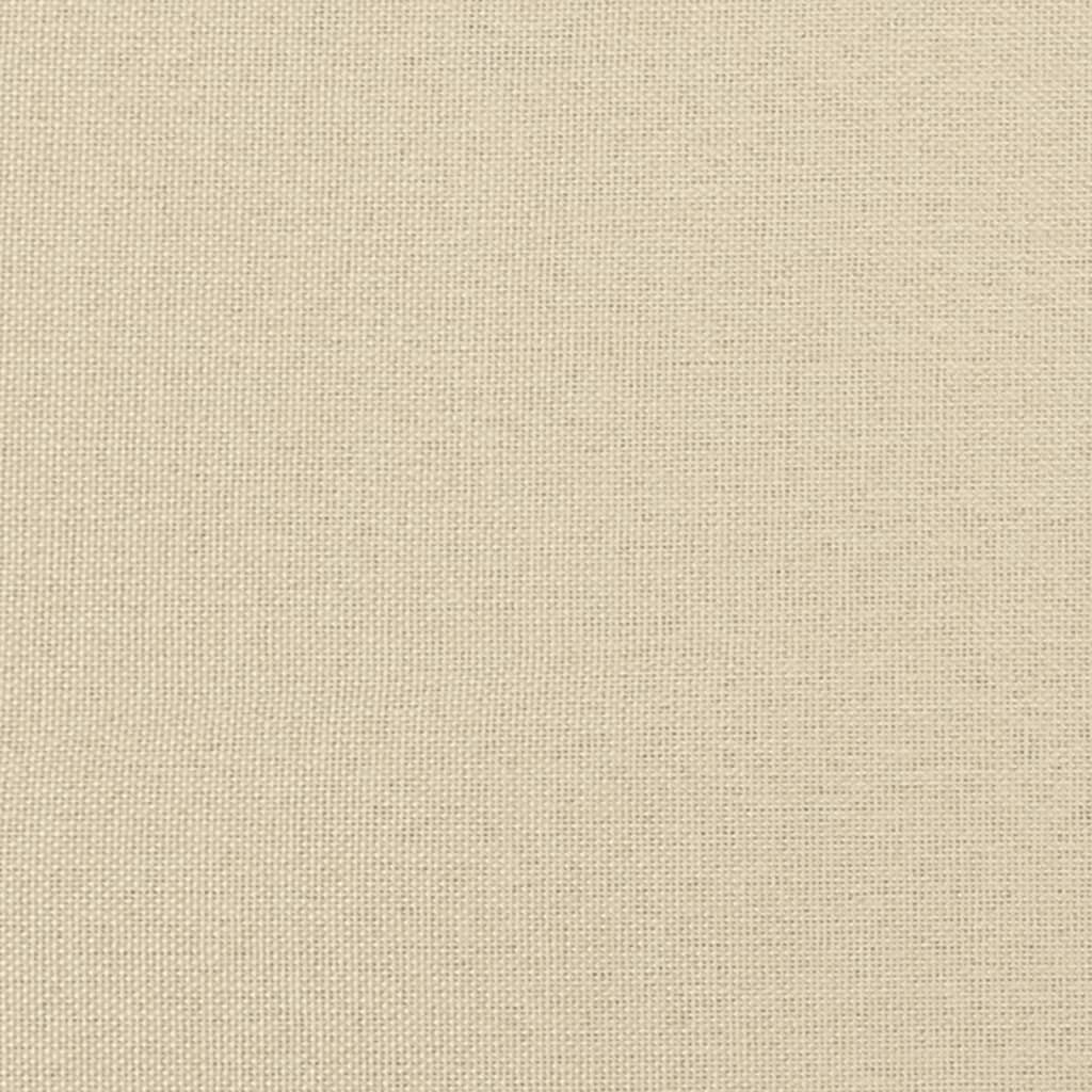 Cadru de pat fără saltea, crem, 140x190 cm, textil GartenMobel Dekor