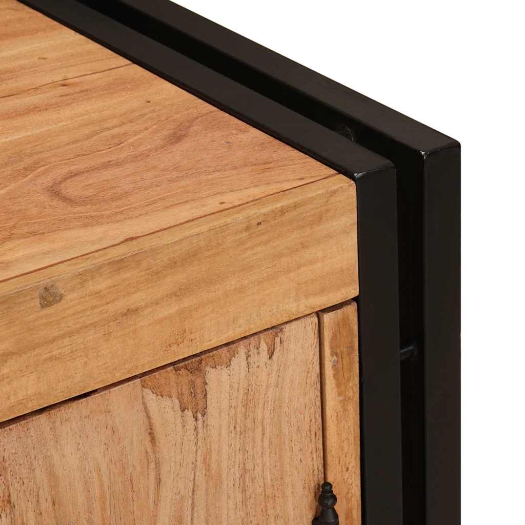 Dulap de noapte Maro 38 x 33 x 58 cm lemn masiv de acacia GartenMobel Dekor