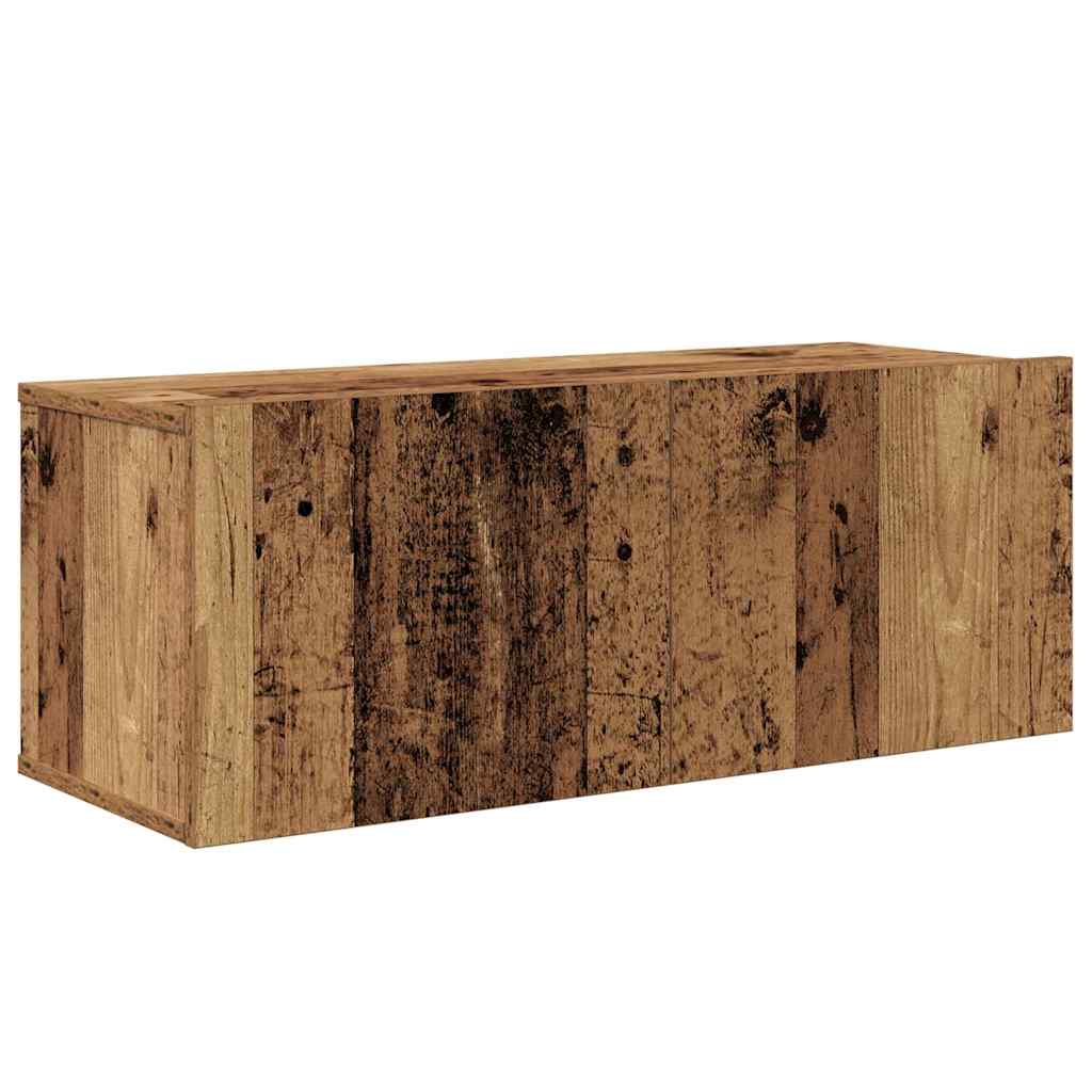 Set comodă TV 6 pcs Lemn vechi 100 x 30 x 30 cm Lemn compozit GartenMobel Dekor