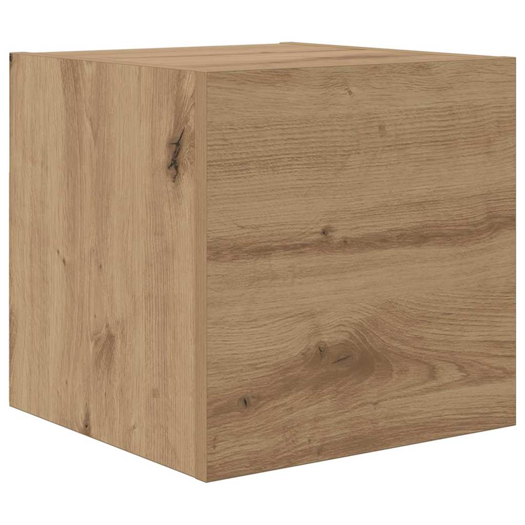 Set comodă TV Pe perete Altele 4 pcs stejar artizanal 80 x 30 x 30 cm GartenMobel Dekor