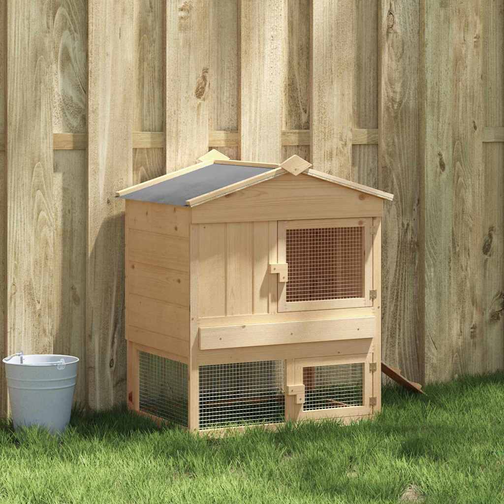Coadă de găini Maro 75 x 59 x 60 cm Lemn masiv de pin GartenMobel Dekor
