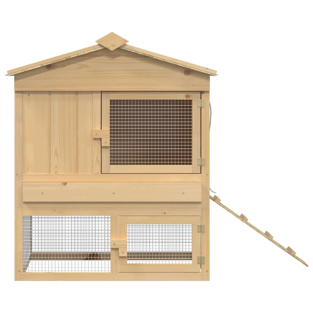 Coadă de găini Maro 75 x 59 x 60 cm Lemn masiv de pin GartenMobel Dekor