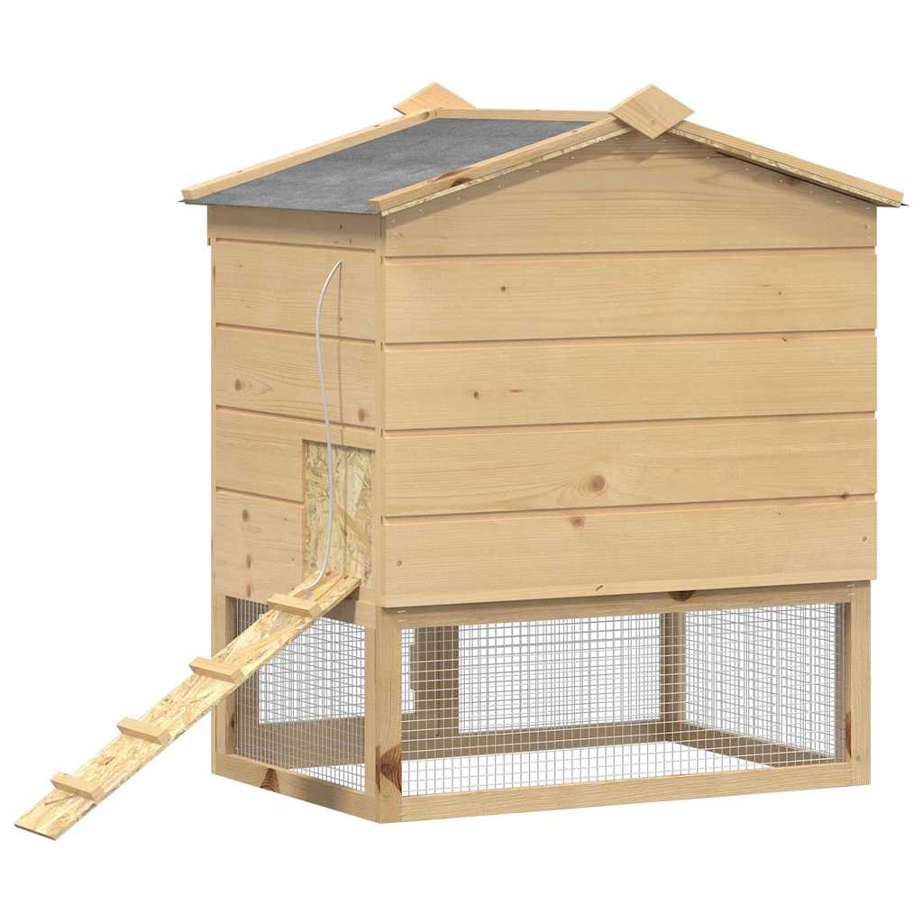 Coadă de găini Maro 75 x 59 x 60 cm Lemn masiv de pin GartenMobel Dekor