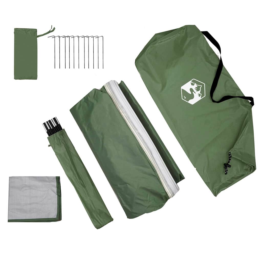 Cort cu acoperiș Altele cu aerisire de aer Verde și Negru 194 x 180 x 210 cm GartenMobel Dekor