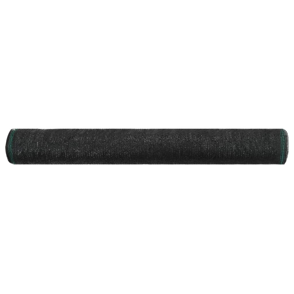 Plasă teren de tenis, negru, 1,2x25 m, HDPE GartenMobel Dekor