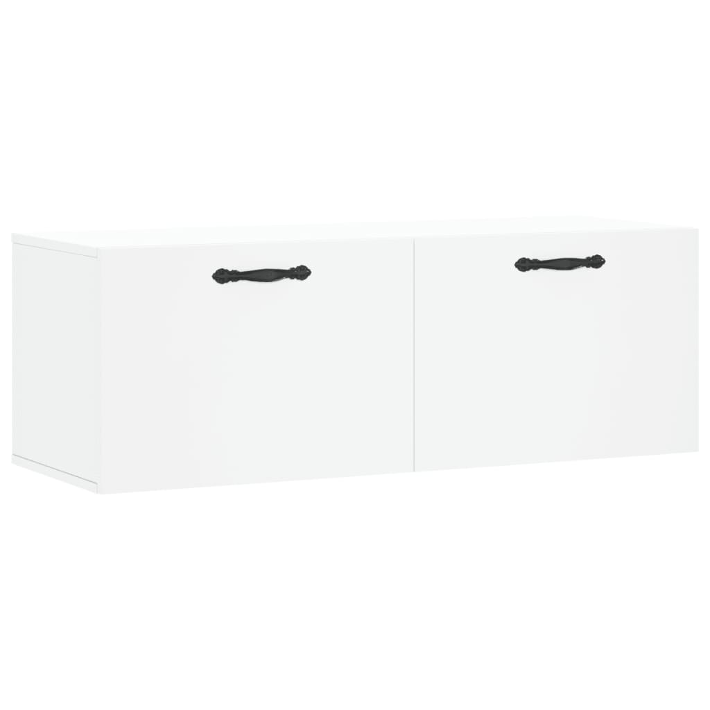 Dulap de perete, alb, 100x36,5x35 cm, lemn compozit GartenMobel Dekor
