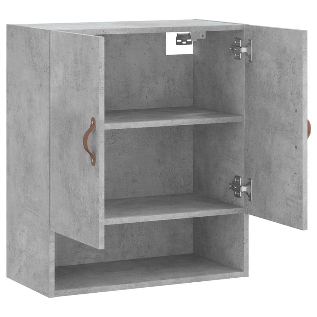 Dulap de perete, gri beton, 60x31x70 cm, lemn compozit GartenMobel Dekor