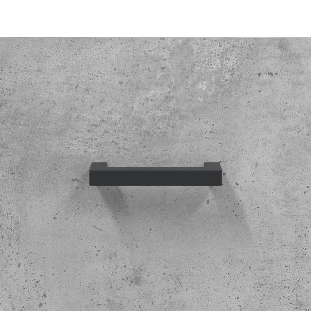 Dulap de perete, gri beton, 60x36,5x35 cm, lemn prelucrat GartenMobel Dekor