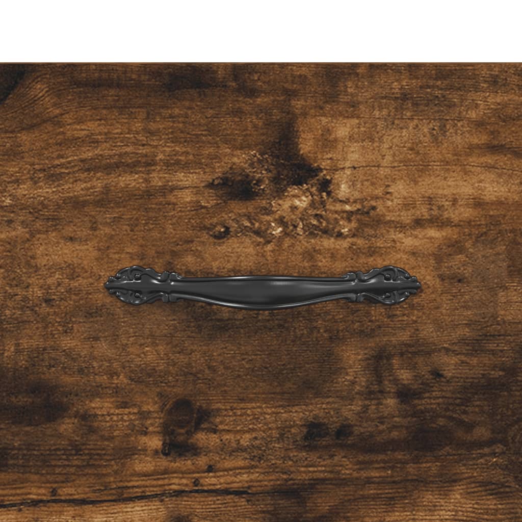 Dulap de perete, stejar fumuriu, 100x36,5x35 cm, lemn prelucrat GartenMobel Dekor