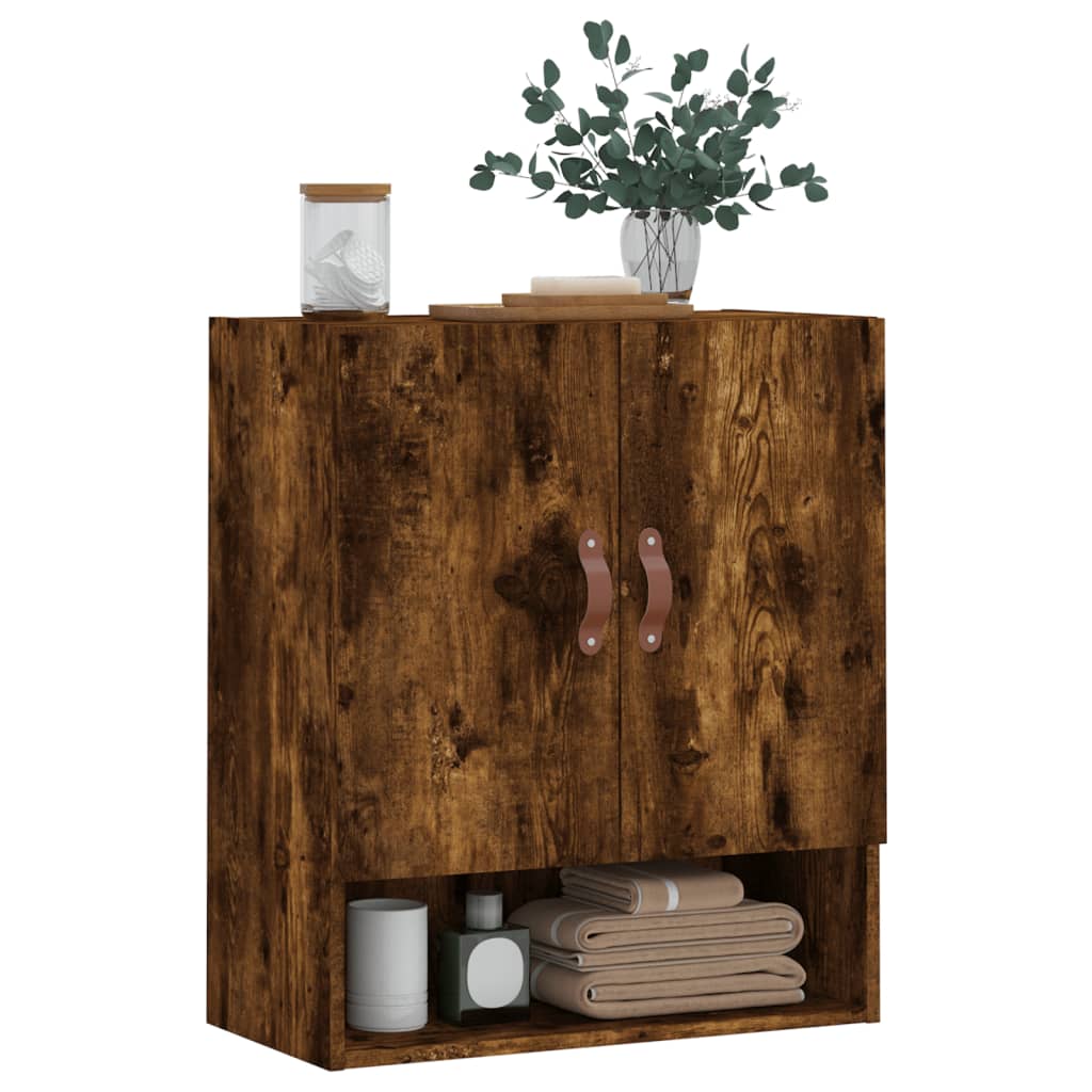 Dulap de perete, stejar fumuriu, 60x31x70 cm, lemn compozit GartenMobel Dekor