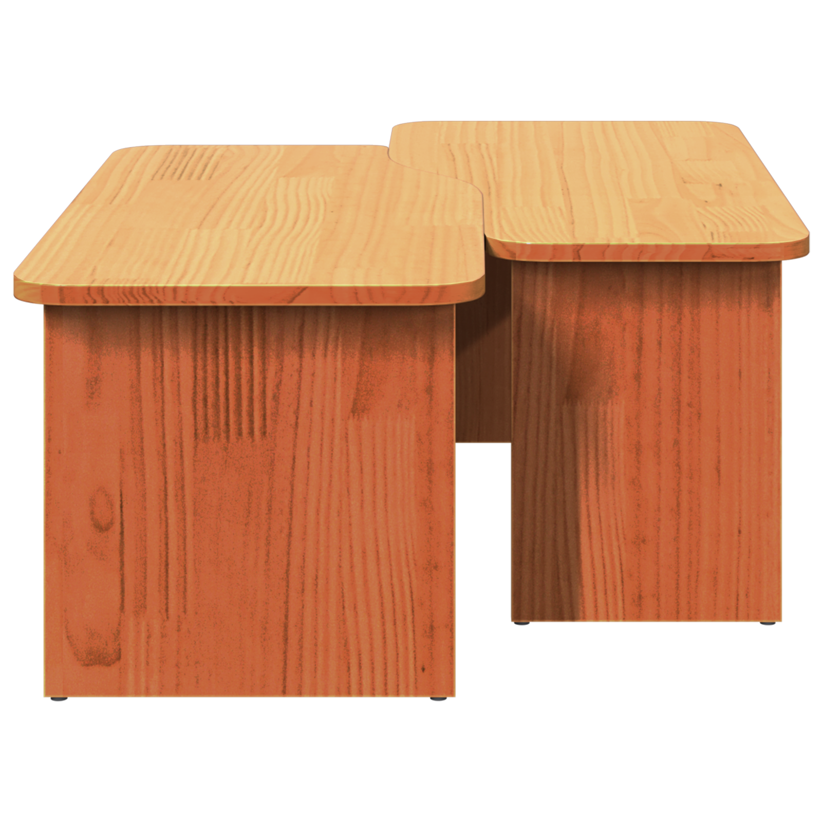 Masă de cafea 2 pcs Maro ceruit 100 x 69 x 35.5 cm GartenMobel Dekor