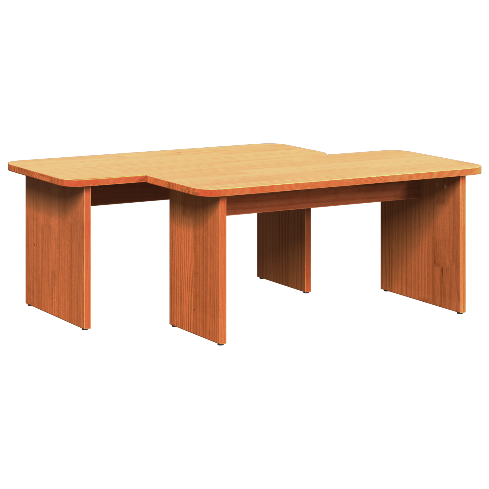 Masă de cafea 2 pcs Maro ceruit 100 x 69 x 35.5 cm GartenMobel Dekor