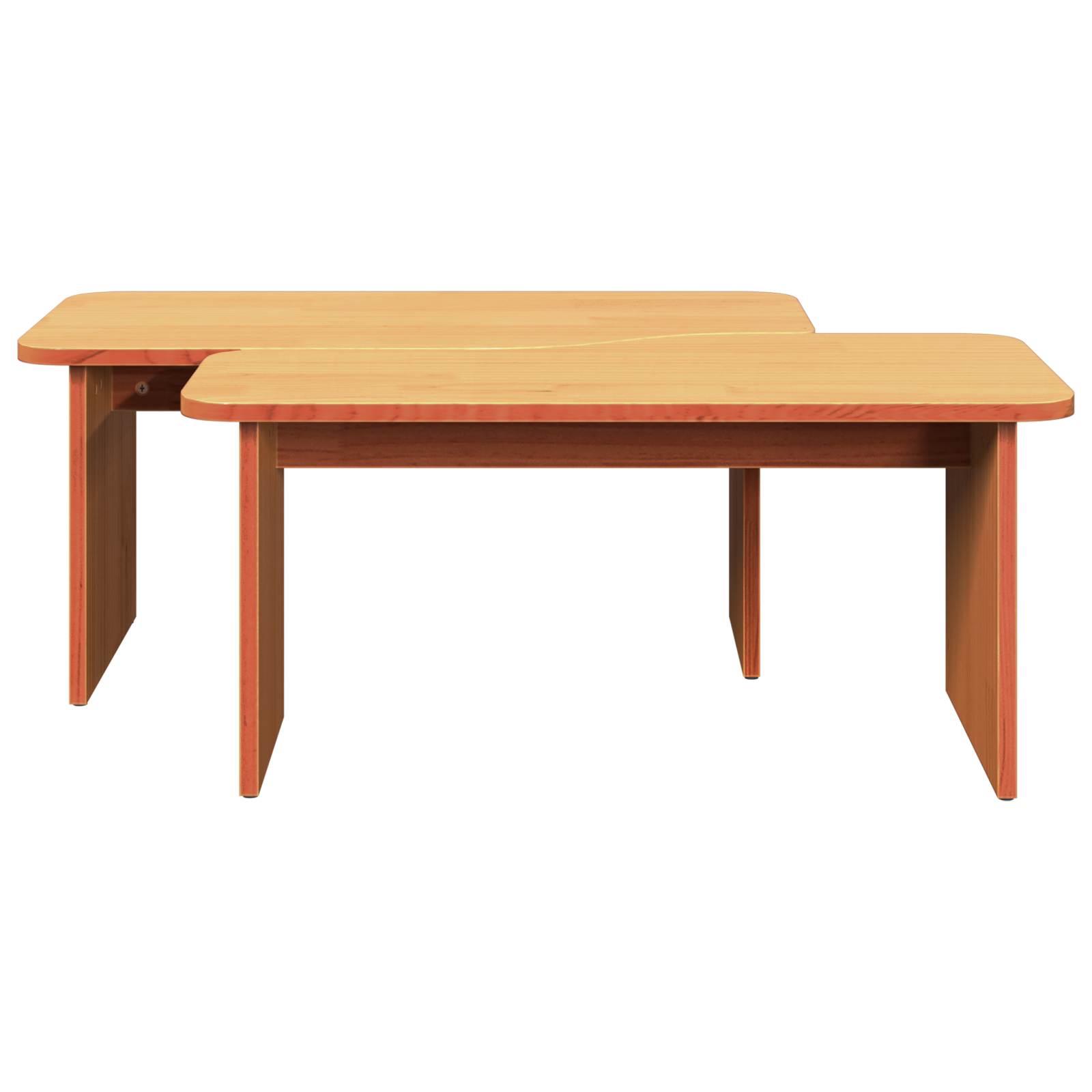 Masă de cafea 2 pcs Maro ceruit 100 x 69 x 35.5 cm GartenMobel Dekor